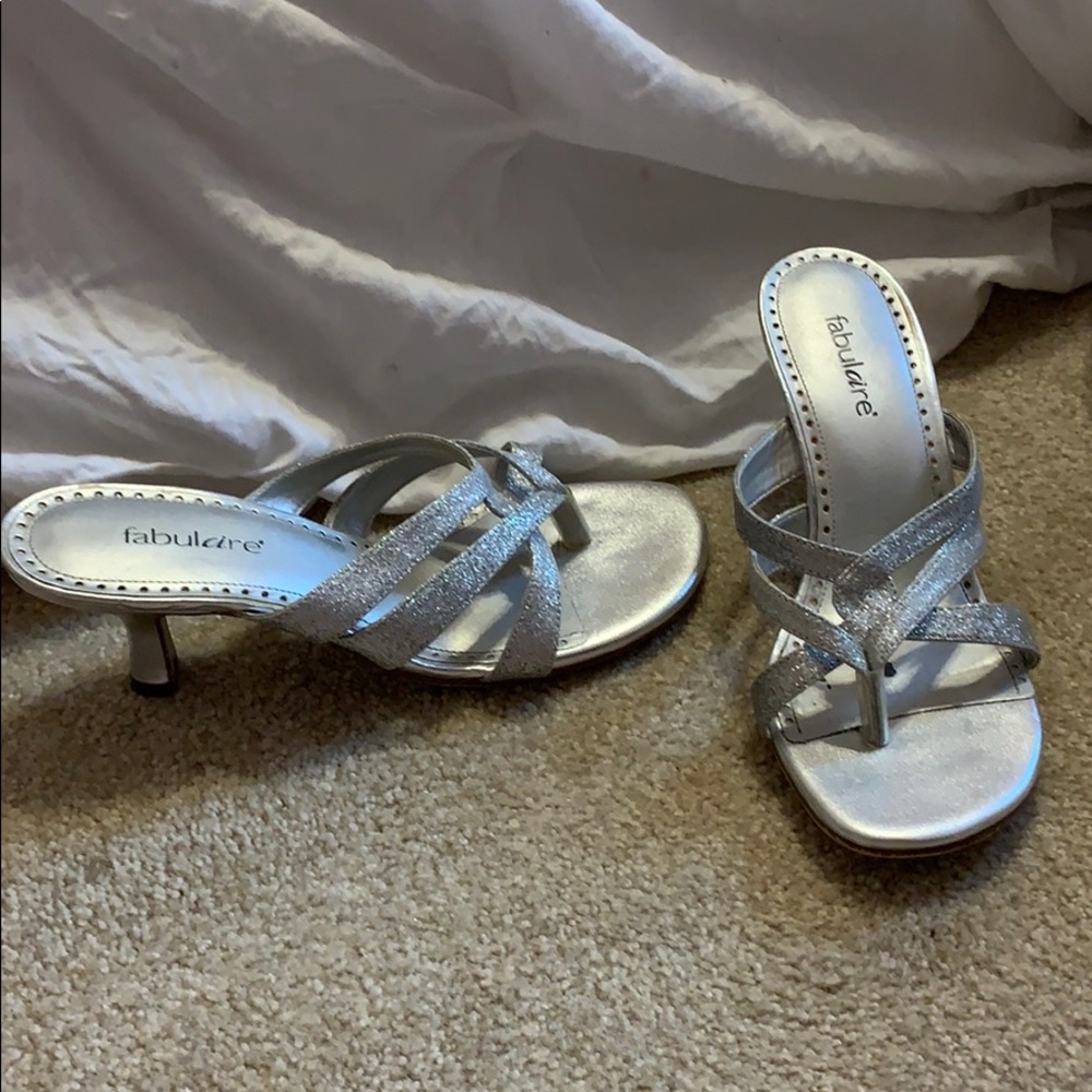 Silver heels